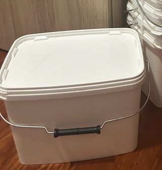 Pack 4 cubos rectangulares blancos