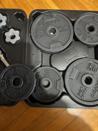 Maletín Mancuernas Decathlon 20kg