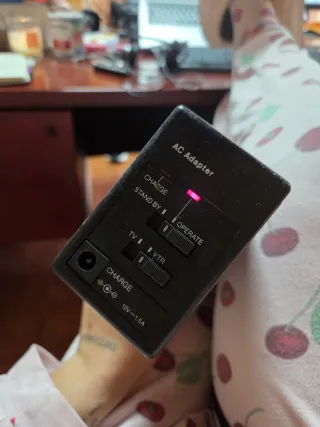 Cámara vintage CCD + objetivo