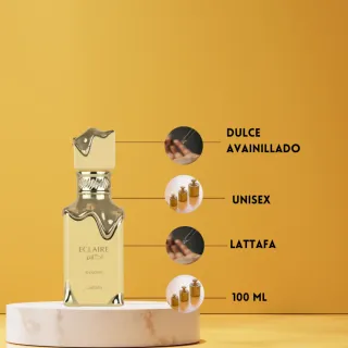 Perfume Eclaire Banoffi Lattafa Dorado