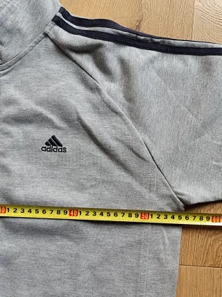 Chaqueta sudadera deportiva Adidas gris