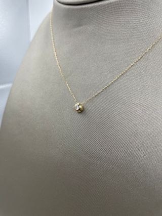 Collar Oro 18K con Circonita