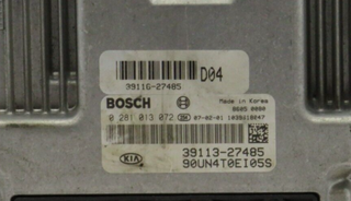 ECU Centralita KIA 39113-27485 3911327485 0281013072 0 281 013 072