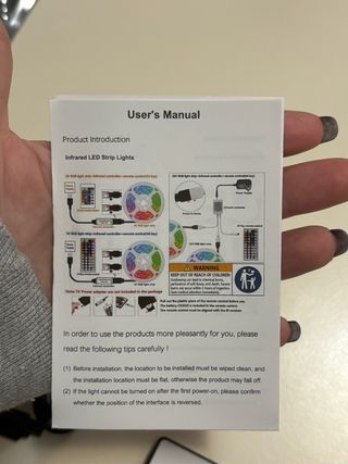 Luci LED RGB 3m con telecomando