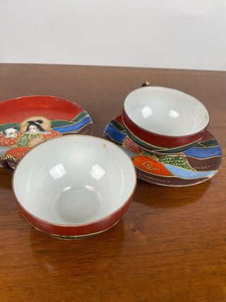 Tazze Giapponesi Vintage Dipinte a Mano anni ‘20