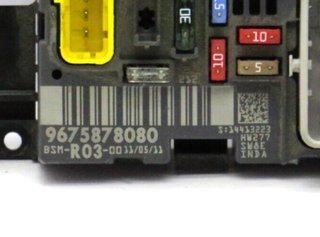 Caja de Fusibles CITROEN / PEUGEOT 9675878080 BSM-R03-00 BSMR0300