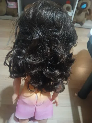 Dos Muñecas Nancys pelo largo rubio y morena