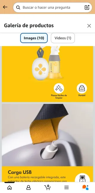 Sacaleches Eléctrico Medela Solo