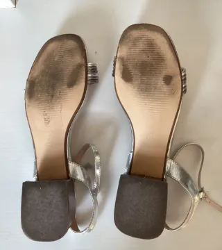 Sandali donna argento taglia 40