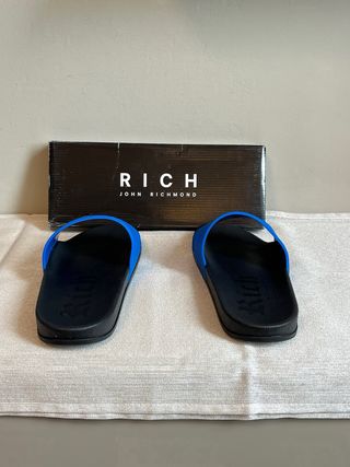 Ciabatte John Richmond Nere e Blu Taglia 47