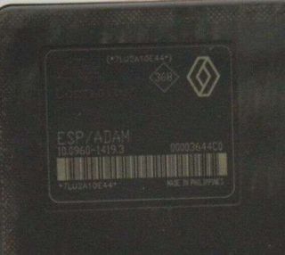 ABS RENAULT VEL SATIS 8200183452A 10020600624 10096014193 00003644C0