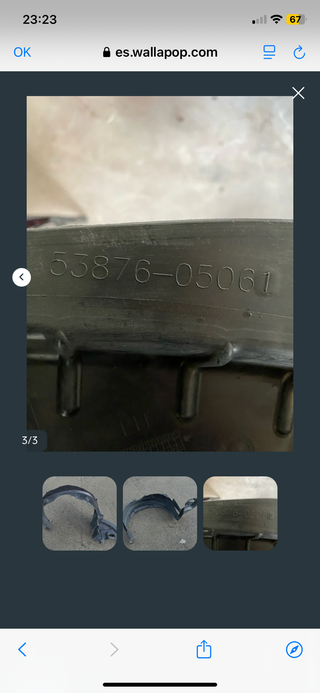 Cubierta Paso Rueda Del. Izq. Toyota Avensis T25