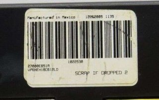 Mando del Climatizador NISSAN PATHFINDER 27000EB51A 12262005