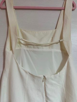 Abito lungo Zara bianco taglia M