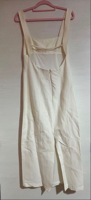 Abito lungo Zara bianco taglia M