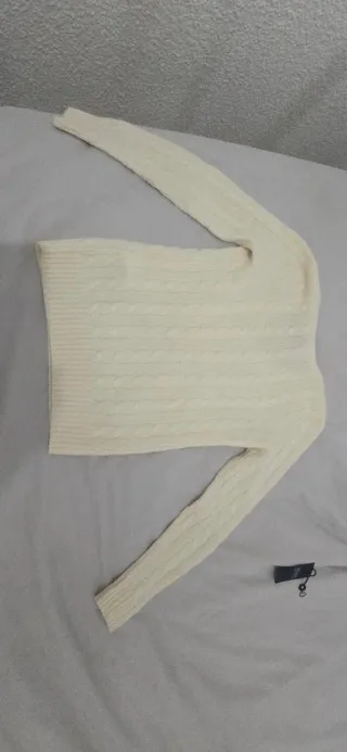 Jersey Ralph Lauren Mujer Beige Talla XS autentico