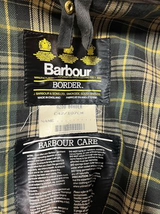 Barbour Border Verde C42/107