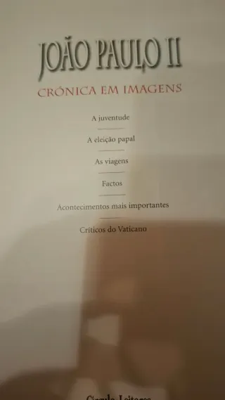 João Paulo II Crónica em Imagens Círculo Leitores