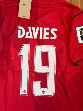 Camisola Canadá Mundial 2026 Davies 19