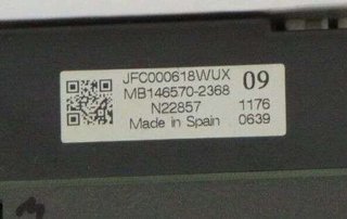 Mando Climatizador LAND ROVER SPORT JFC000618WUX MB1465702368