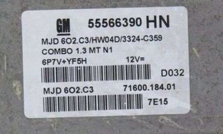 ECU Centralita OPEL 55566390HN MJD602.C3 7160018401 71600.184.01