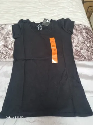 Camiseta blanca tirantes talla L