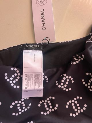 Bañador Chanel Talla 38/40 Negro y Blanco