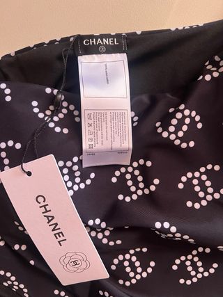 Bañador Chanel Talla 38/40 Negro y Blanco