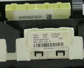 Mando de la Calefacción Aire Acondicionado VOLKSWAGEN POLO 901516260001