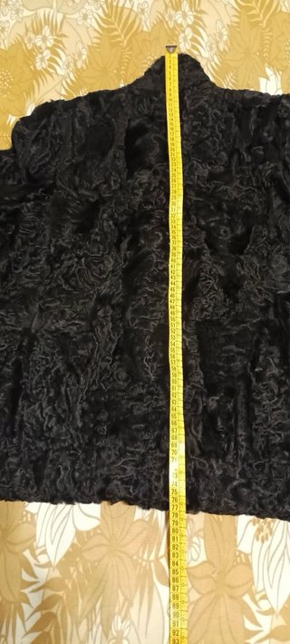 Abrigo Piel Astracán Negro  NUEVO!!!!