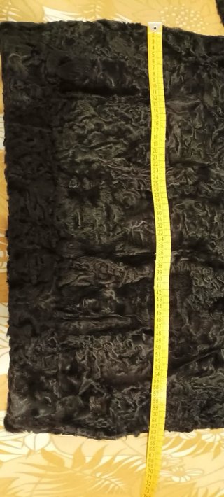 Abrigo Piel Astracán Negro  NUEVO!!!!