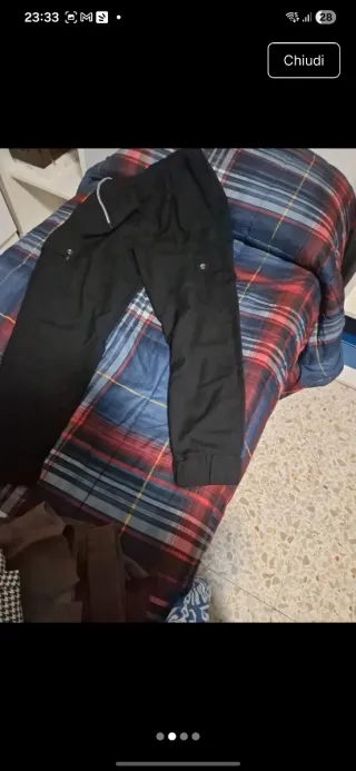 Pantaloni uomo neri