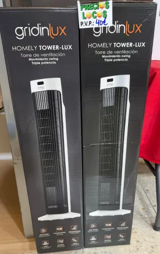 Torre de ventilación Gridinlux Homely Tower-Lux