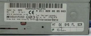Sistema de Navegación GPS A2118200685003 DE MERCEDES CLASE E (W211) BERLINA