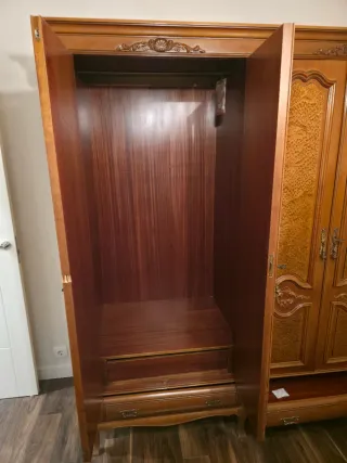 Armario vintage madera 6 puertas