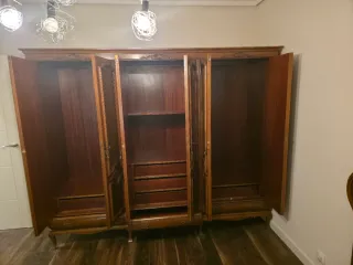 Armario vintage madera 6 puertas