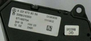 Interruptor de Asiento Delantero MERCEDES-BENZ CLASE S (W221) A2218708058