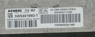 ECU Centralita PEUGEOT /CITROEN SID803 5WS40199DT SW9656171480 HW9655041480
