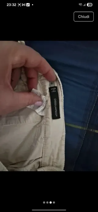 Pantaloncini beige