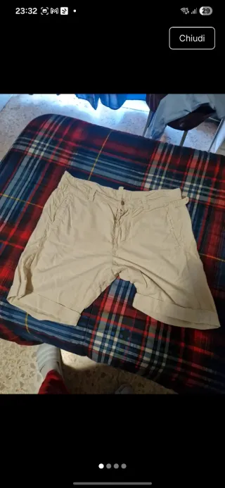 Pantaloncini beige