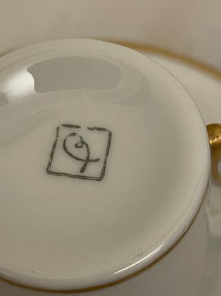 Set 2 tazzine vintage porcellana