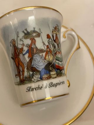 Set 2 tazzine vintage porcellana