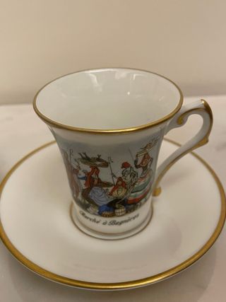 Set 2 tazzine vintage porcellana