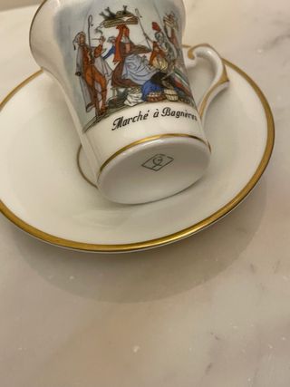 Set 2 tazzine vintage porcellana