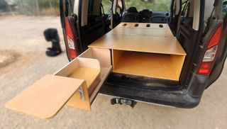 Mueble Camper Cama Madera