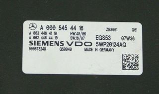 ECU Centralita Caja de Cambio MERCEDES-BENZ C W204 A0005454416 A0034464110