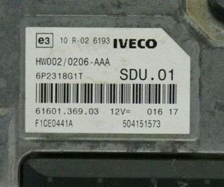 Centralita de Motor IVECO 6160136903 504151573 6P2318G1T  SDU.01
