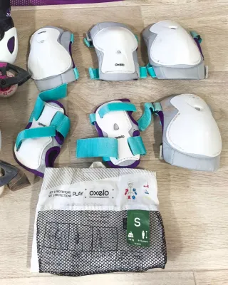 Kit Patinaje Completo: Patines, Casco,  Proteccion