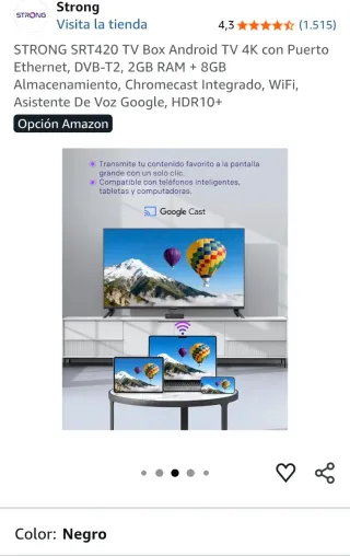 Strong SRT420 TV Box Android 4K