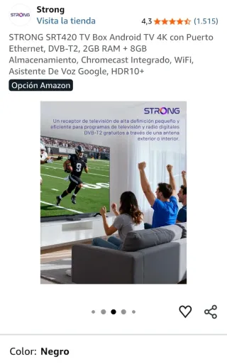 Strong SRT420 TV Box Android 4K